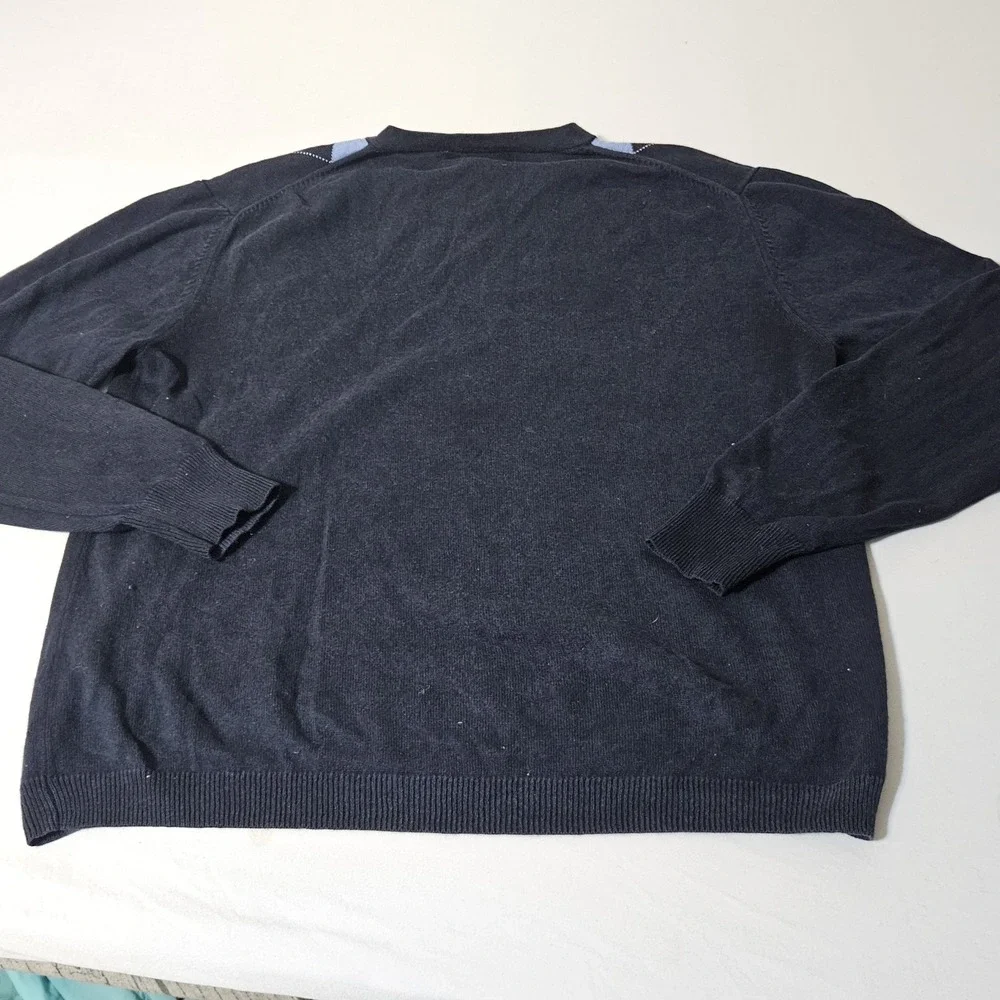 Sweater Silk Cashmere Argyle Fast Shipping! Banana Republic L Large Men's‎